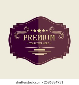 Vector Illustration of Vintage Labels