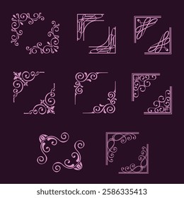 Vector Illustration of Vintage Labels
