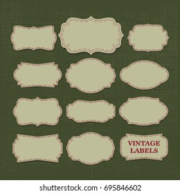 Vector Illustration : Vintage Lable