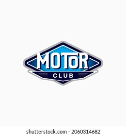 Ilustración de vectores Gráficos de motocicleta de época Biker y emblema de motocicleta