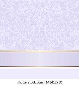 Vector illustration with vintage pattern for greeting card.