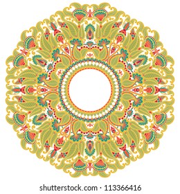 Vector illustration with vintage pattern for print.
