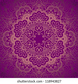 Vector illustration with vintage pattern for print, embroidery.