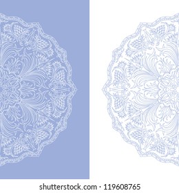 Vector illustration with vintage pattern for print.