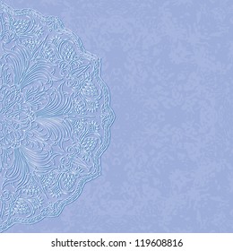 Vector illustration with vintage pattern for print.