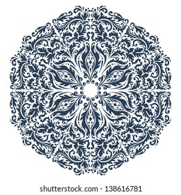 Vector illustration with vintage pattern for print, embroidery.