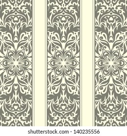 Vector illustration with vintage pattern for print.