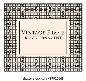 Vector illustration of vintage retro labels