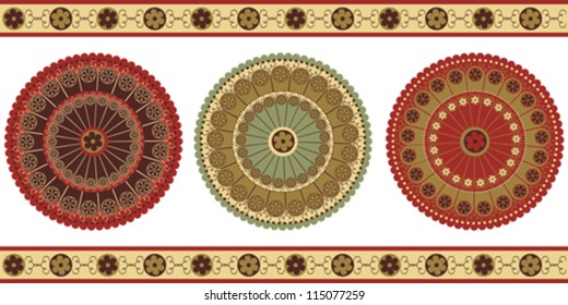 Vector illustration in vintage style