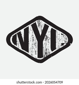 Ilustración vectorial de la tipografía de estilo vintage. Ciudad de Nueva York, perfecta para camisetas, capuchas, huellas, etc.