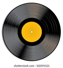 Vector illustration of a vinyl.