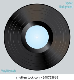 Vector illustration of a vinyl.