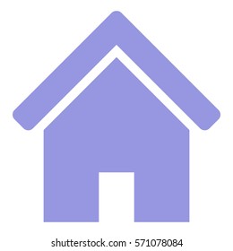 Vector Illustration of Violet House Icon
