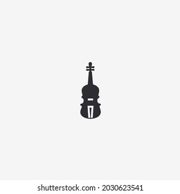 Vector illustration of violin icon
