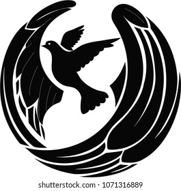 vector illustration of virgo symbol. Zodiac virgo silhoutte. design for banner, card, poster and others.