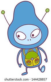 Vector illustration of a virus