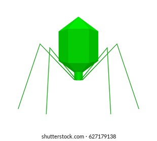 Vector illustration of a virus