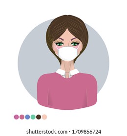 Vektorillustration Illustration eines weltweiten Viruskonzepts, Krankheitskonzept, Virenschutz. Medizin und Wissenschaft.	