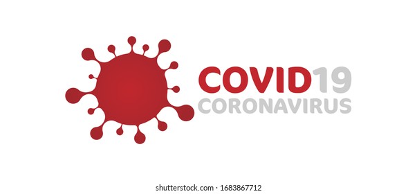 Vektorillustration eines Virusmoleküls, Coronavirus, 19-Ncov