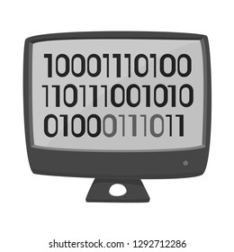 Vector illustration of virus and secure symbol. Set of virus and cyber vector icon for stock.