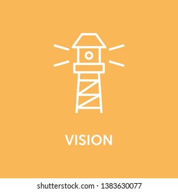 Vector Illustration Of Vision Icon Concept