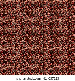 Vector illustration. Vivid repeating doodle - For easy making seamless pattern use it for filling any contours.