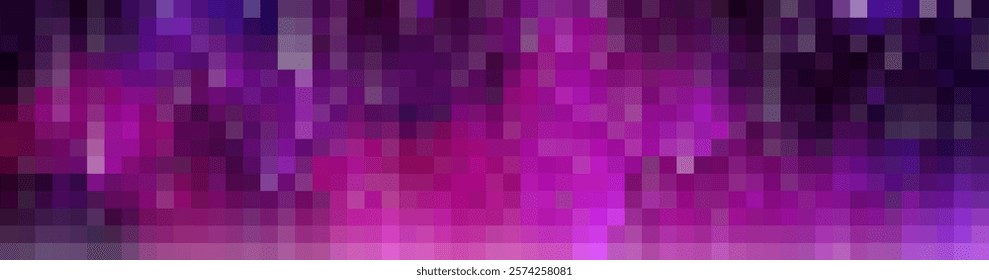 Vector illustration of vivid visual disturbances with the effect of pixel shift