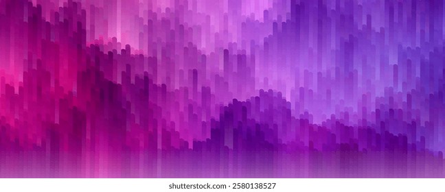 Vector illustration of vivid visual disturbances with the effect of pixel shift