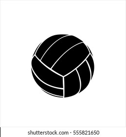 Vector Illustration Volley Ball Stock Vector (Royalty Free) 555821734 ...