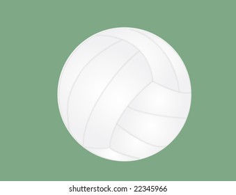 vector illustration of volleyball