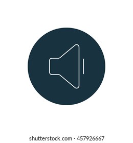 Vector illustration of volume icon