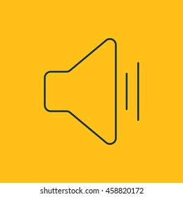 Vector illustration of volume icon