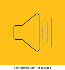 Vector illustration of volume icon