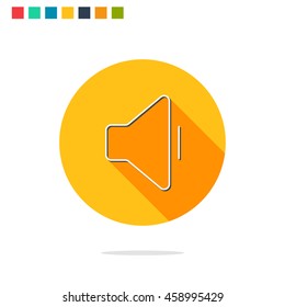 Vector illustration of volume icon