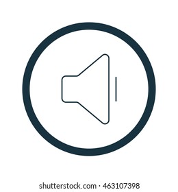 Vector illustration of volume icon