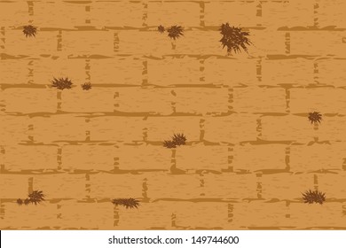 Vector illustration of wailing wall