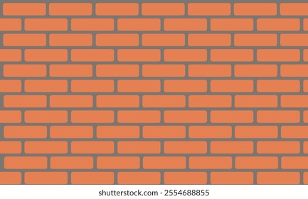 Vector illustration of a wall made of bricks