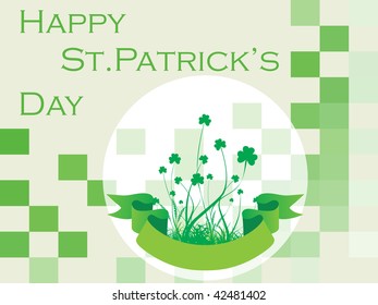  vector illustration of wallpaper for st patrick day