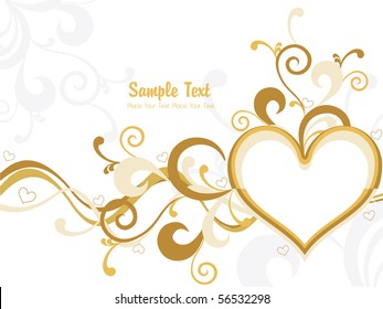 vector illustration of wallpaper for valentine day