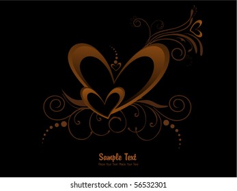 vector illustration of wallpaper for valentine day