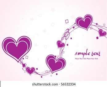vector illustration of wallpaper for valentine day