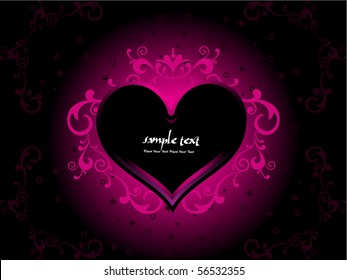 vector illustration of wallpaper for valentine day