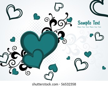 vector illustration of wallpaper for valentine day