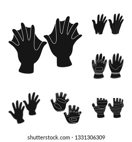 Vector illustration of warm and comfort icon. Set of warm and style stock symbol for web.