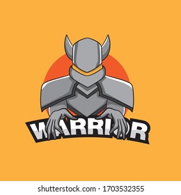 Vector illustration of warrior logo
