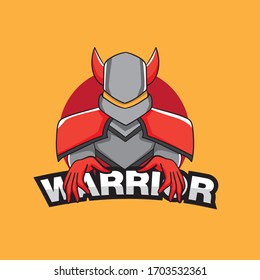 Vector illustration of warrior logo