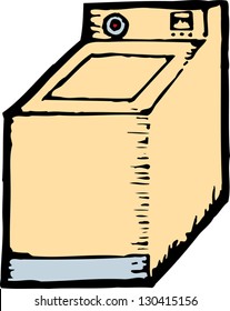 Vector illustration of washer