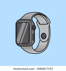 Vector illustration Watch. Vector design Watch. Watch Fashion Vector Cartoon design illustration and icon for website, digital and print