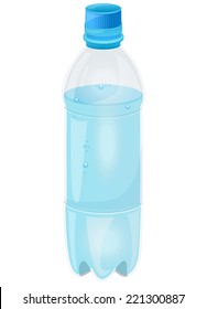 Vector illustration of a water bottle