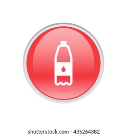 Vector illustration of water bottle icon